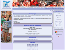 Tablet Screenshot of basisschoolmariagaarde.be
